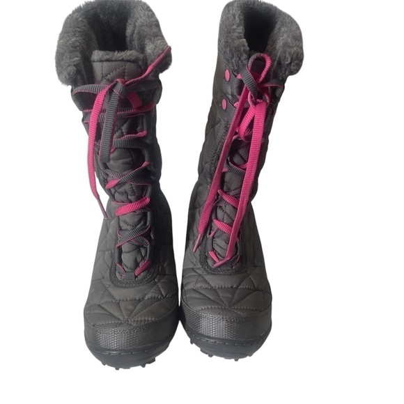 Columbia Minx Mid II Snow BootsGirls Gray Insulated Waterproof Size US 5 - Picture 3 of 12